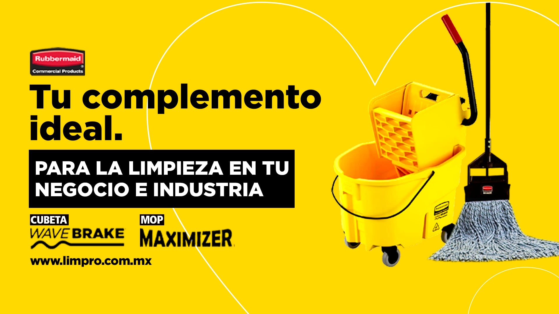 Mop y cubeta Rubbermaid
