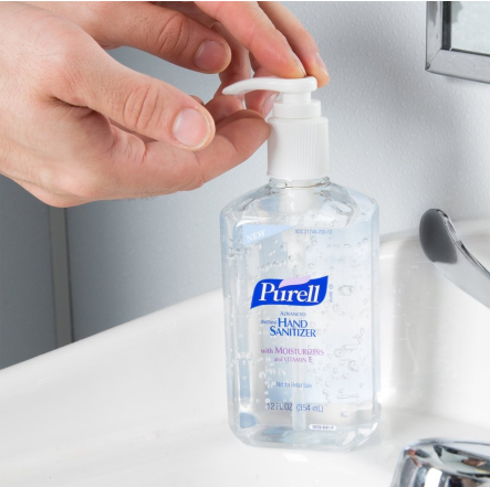 Caja Gel Sanitizante Para Manos Purell Original 12Pz/ 12 Oz