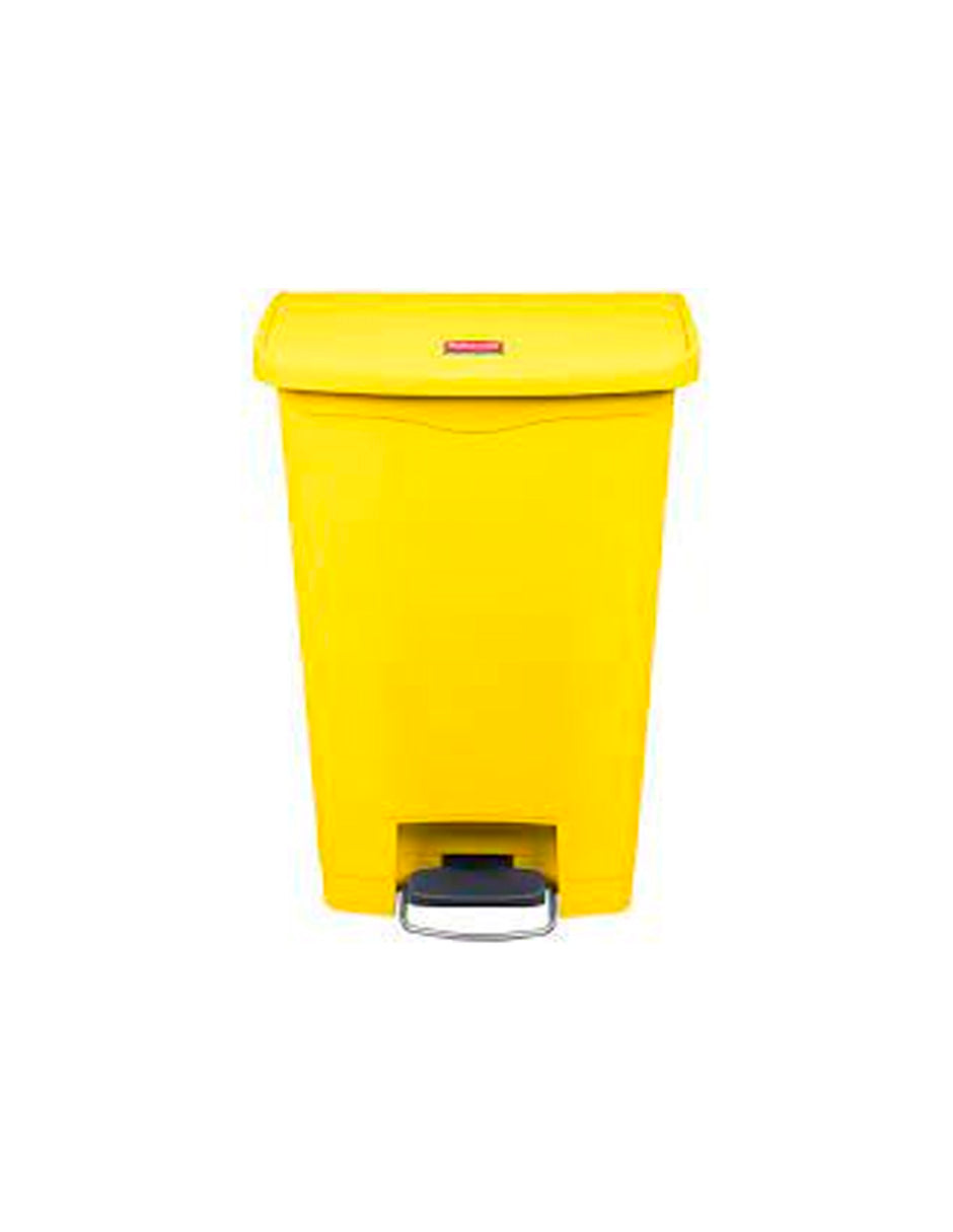 CONTENEDOR DE PEDAL STREAMLINE STEP ON® RESINA FRONT STEP, 13 GAL