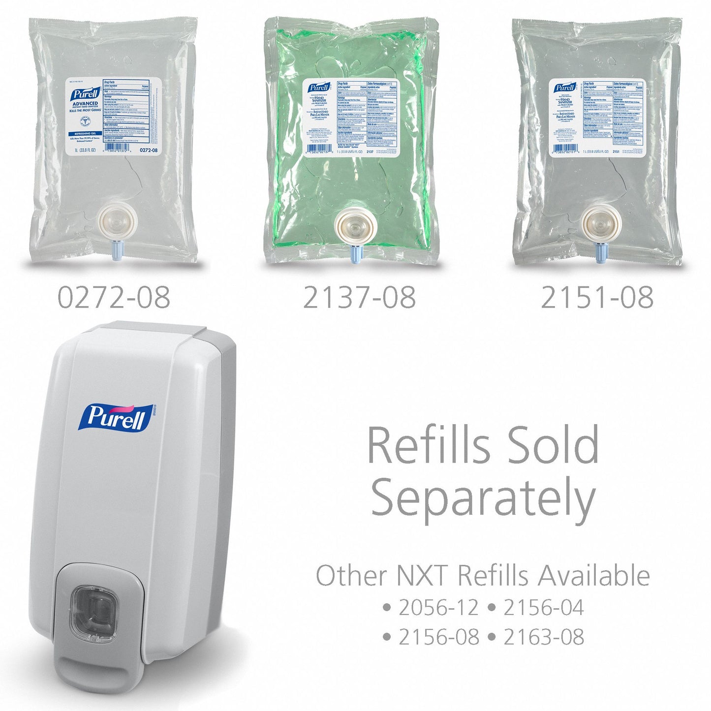 Dispensador Purell NXT Space Saver, Para 1000 Ml, 6 Pzs