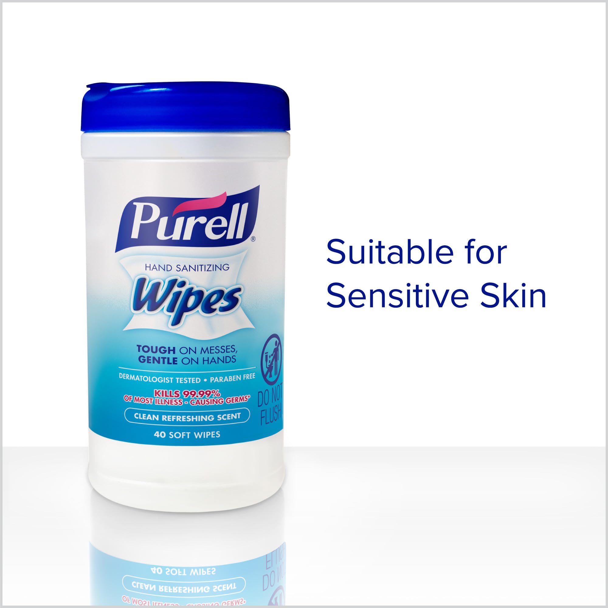 Caja Toallas Sanitizantes P/ Manos Purell, 6 Paq/ 40 Pzs c/u