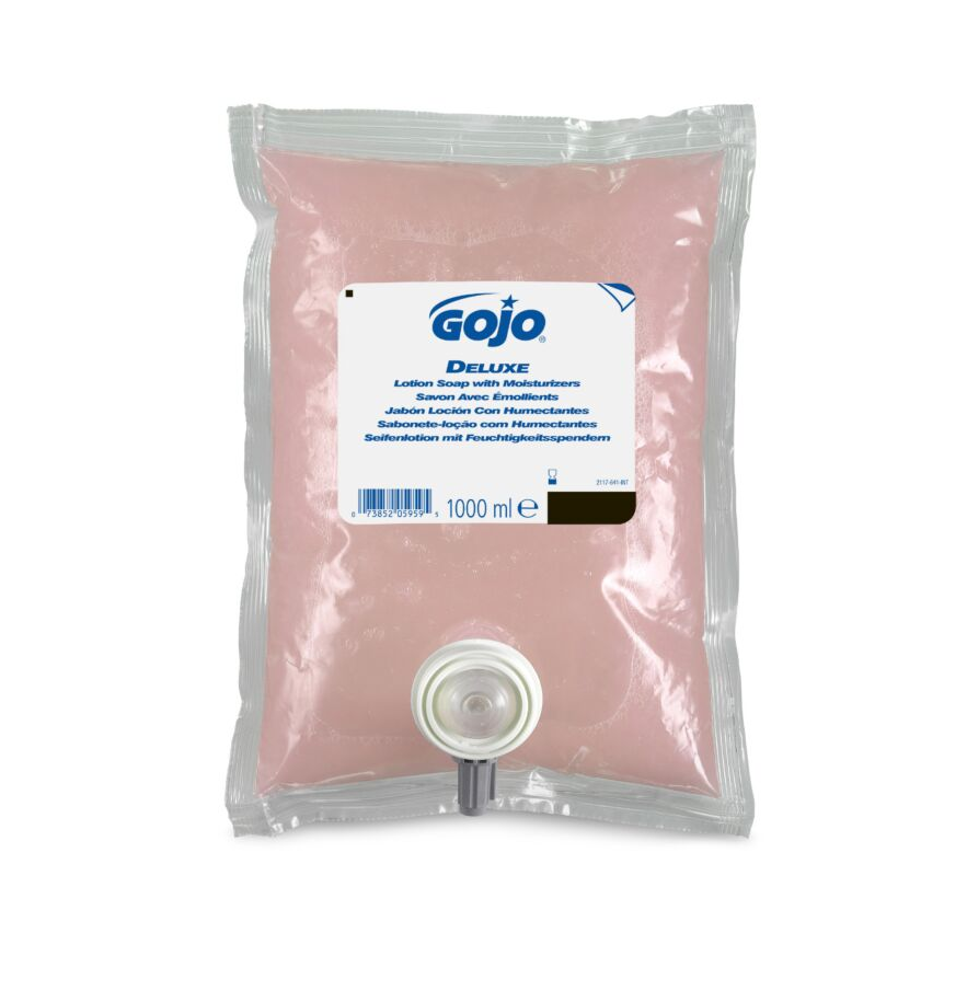 Caja Jabón Líquido Loción C/humectantes Gojo Deluxe 8 Pz/ 1L