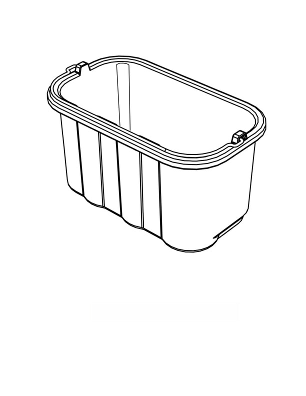 Cubeta de Servicio Rubbermaid  Para Carro de Limpieza