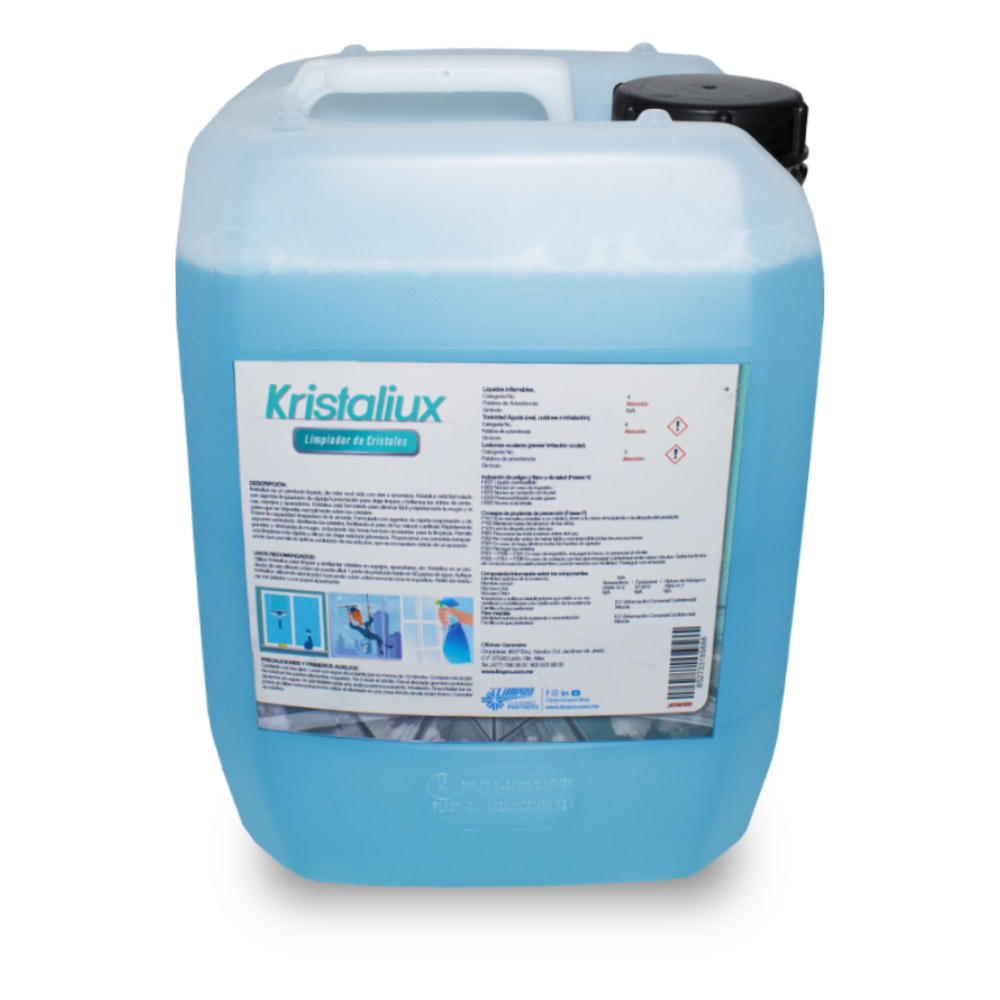 Kristaliux Limpiador de Cristales Limpro de 5 Litros