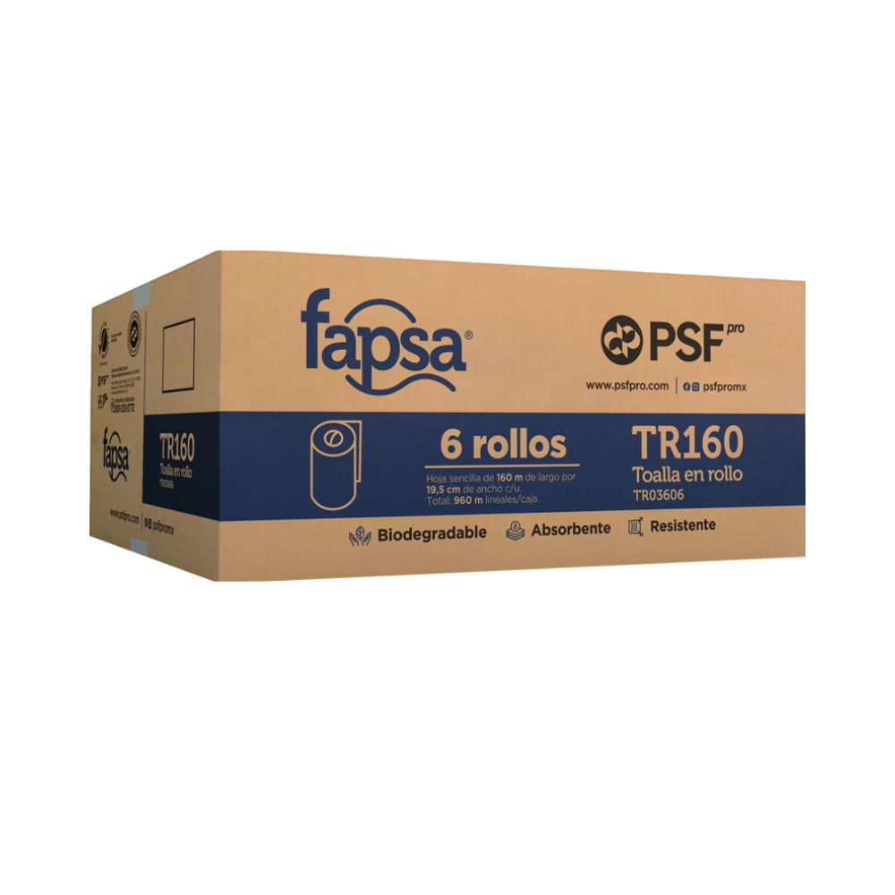 Fapsa TR160 C/6 Toalla en Rollo