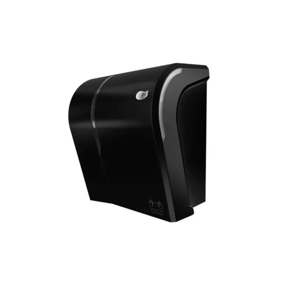 Despachador de toalla en rollo Elite autocorte, negro