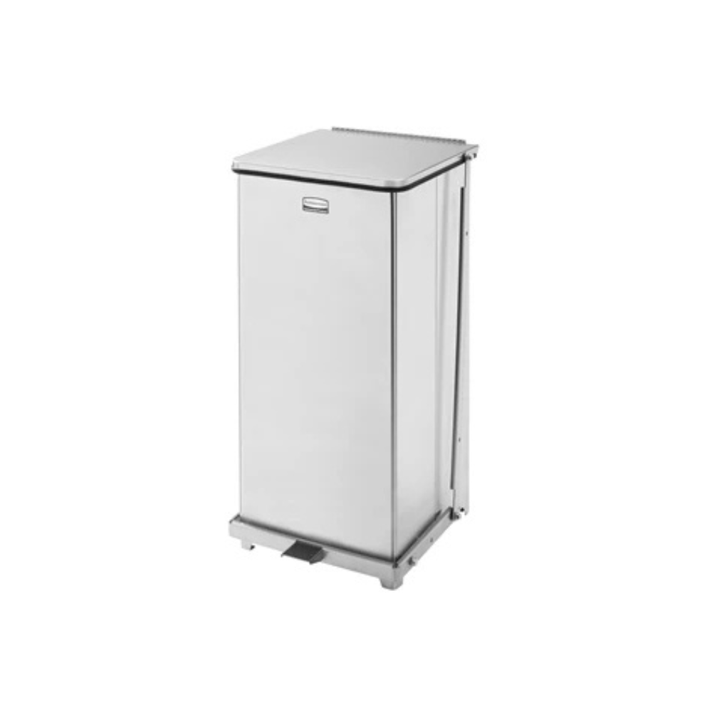 Contenedor de acero inoxidable Defenders Rubbermaid 13 gal.