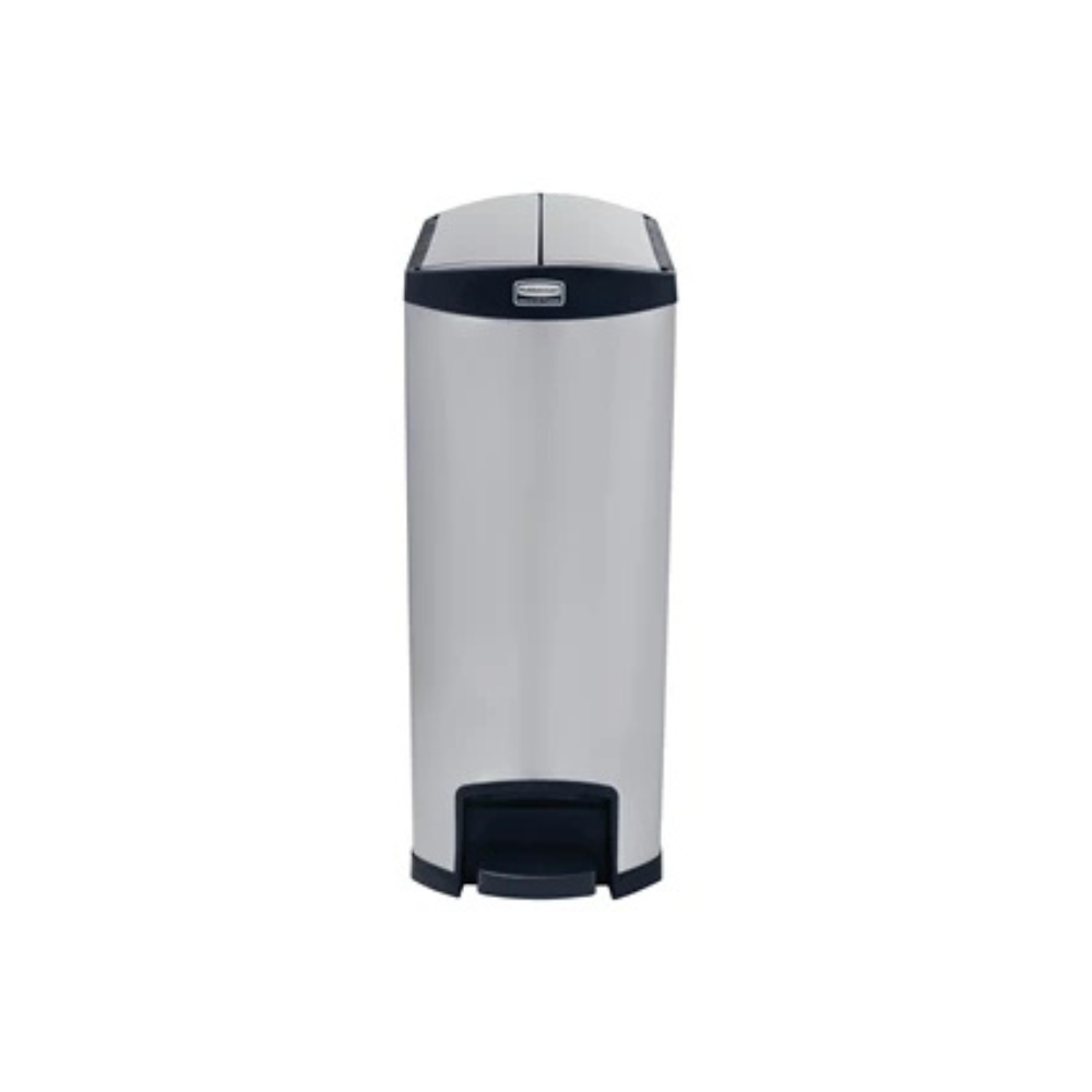 Contenedor en acero inoxidable con pedal Rubbermaid 24 gal.