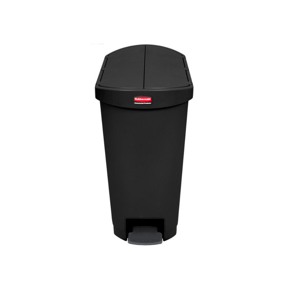 Contenedor de plástico End Step Rubbermaid 50 lt. negro