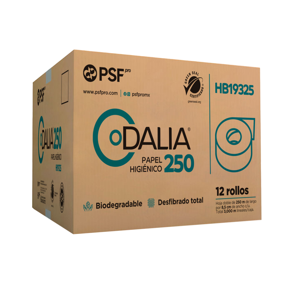 Papel Higiénico Dalia HD250 C/12 Rollos MTS