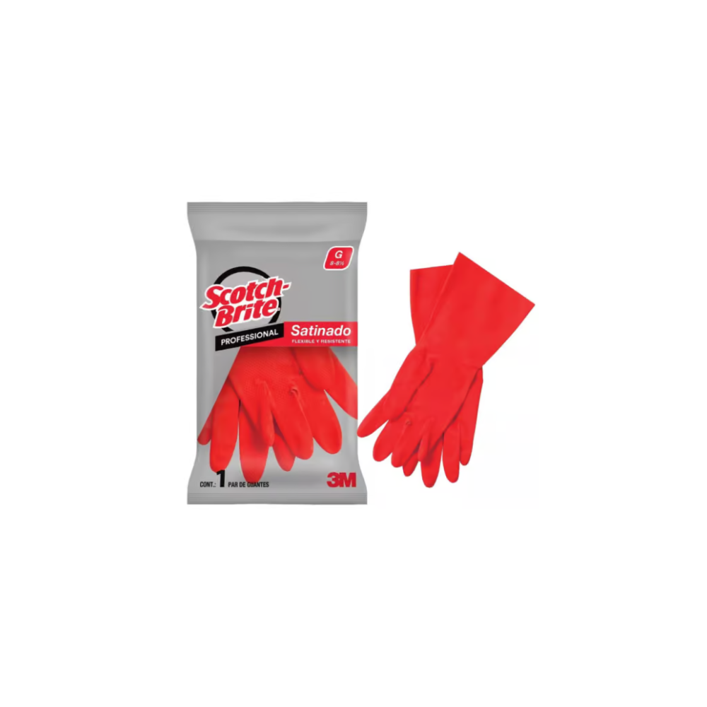 SB PRO GUANTE SAT ROJO G8-8 1/2 24 P/C