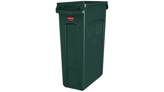Contenedor Slim Jim canales ventilación Rubbermaid 87.1 lt. variedad de colores