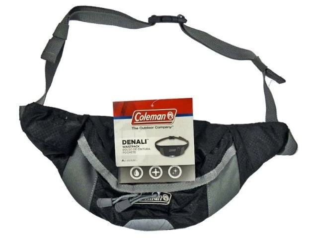 Cangurera Denali Coleman®, Color Negro, Bolsa Para Cintura