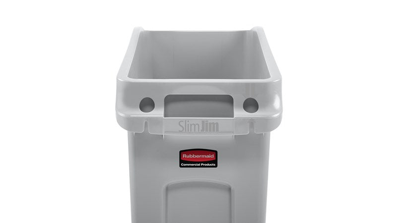 CONTENEDOR BOTE DE BASURA SLIM JIM® BAJO EL ESCRITORIO, 13 GAL