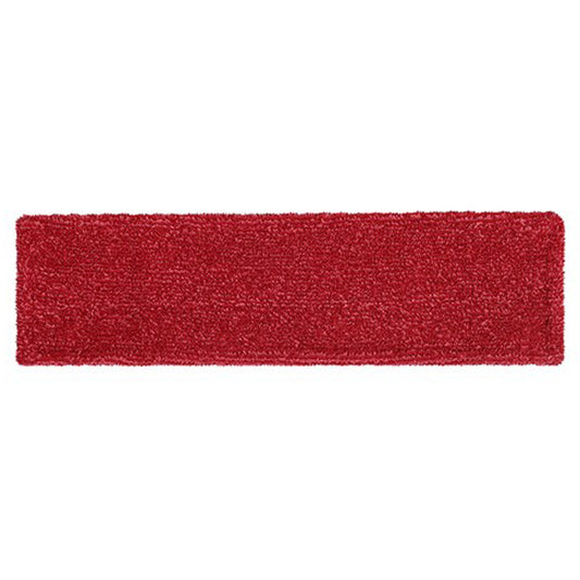 Mop microfibra adaptable Rubbermaid fregona plana, 18 In. roja