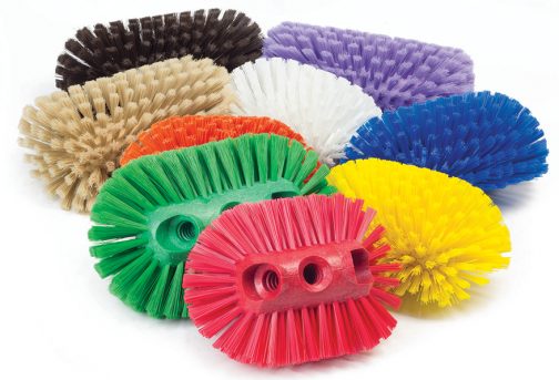 Cepillo de 8" y 10" para tanques, en PBT, medio, Castor, variedad de colores