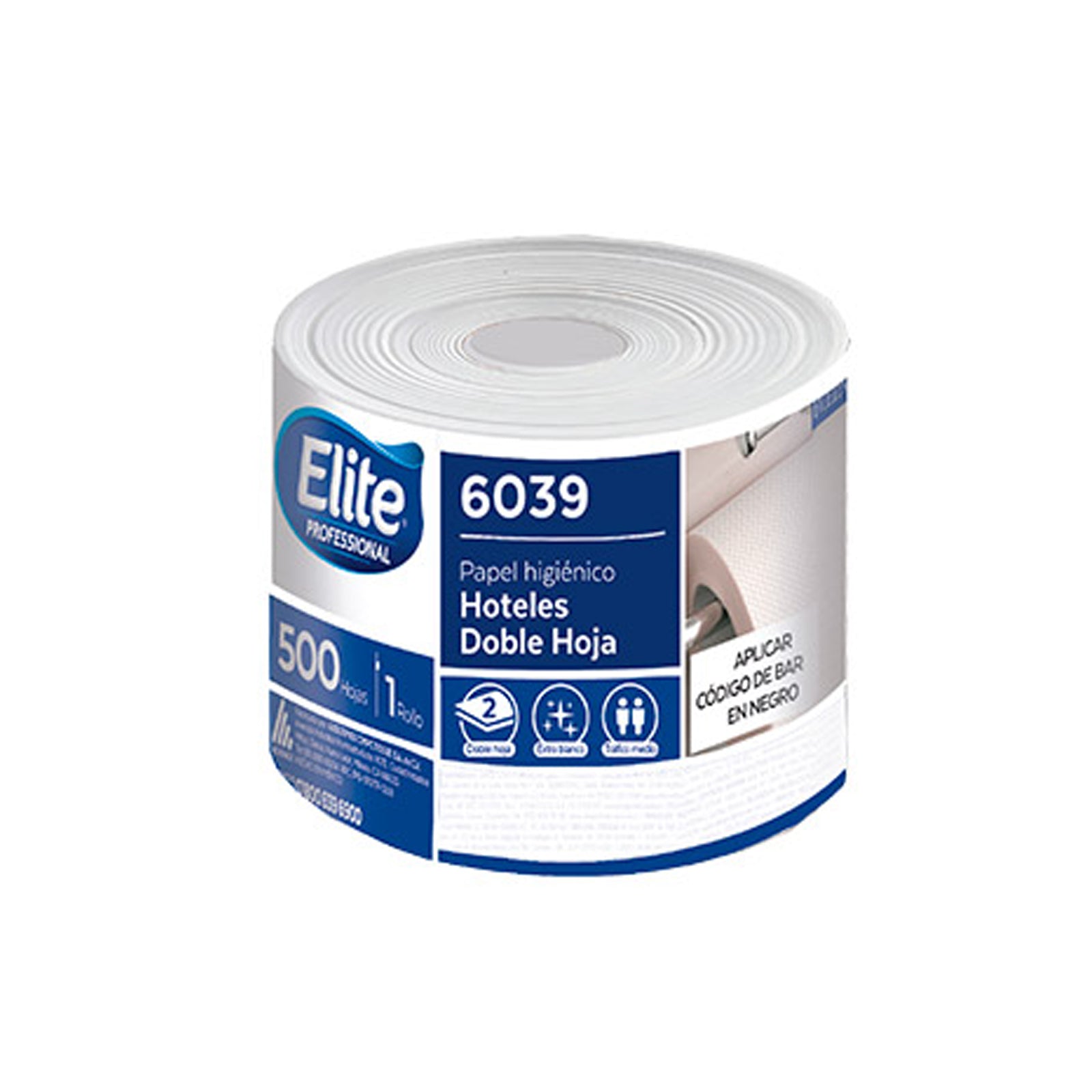 Higiénico Tradicional Elite Premium H/D 500hjs 48 rollos