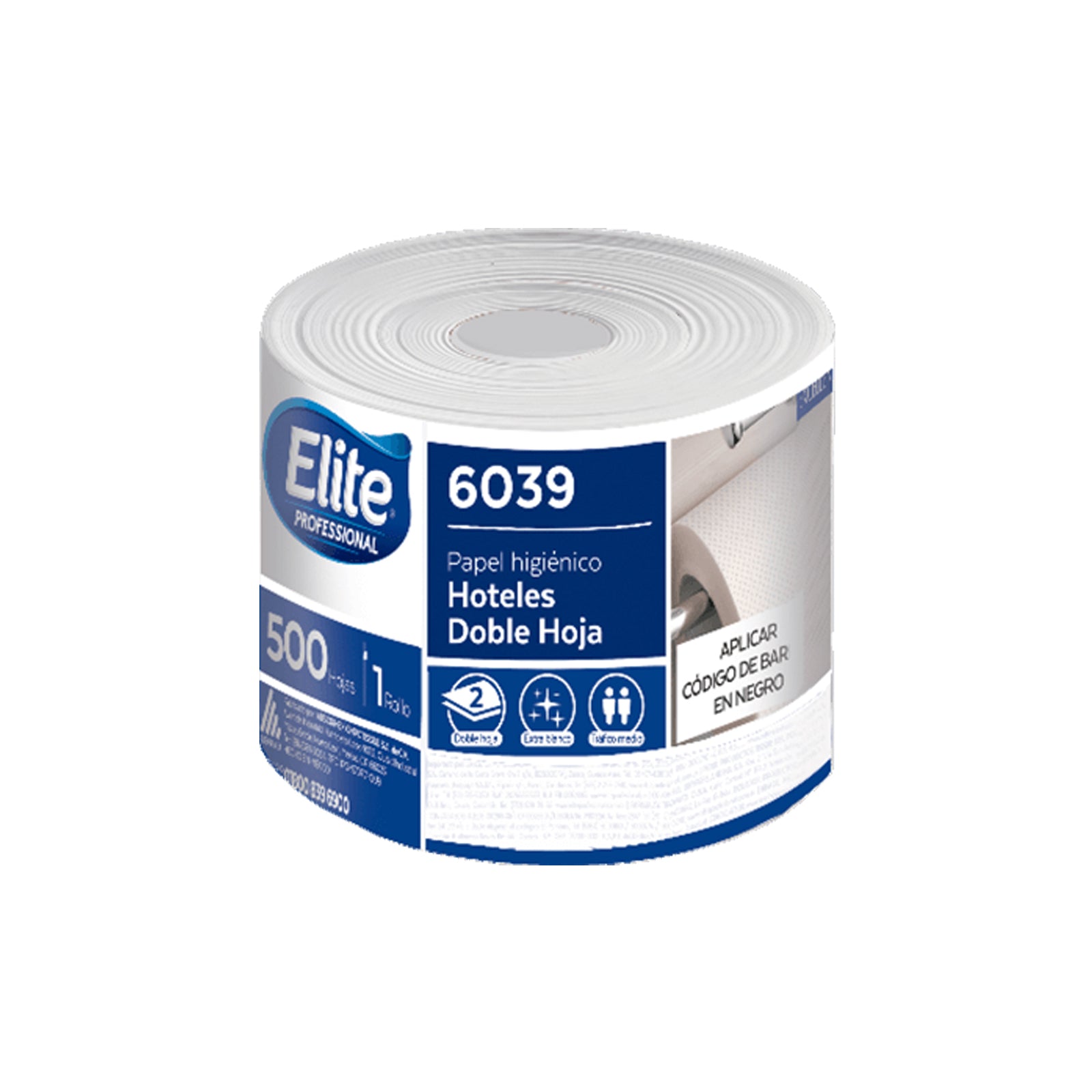 Higiénico Tradicional Elite Premium H/D 500hjs 48 rollos