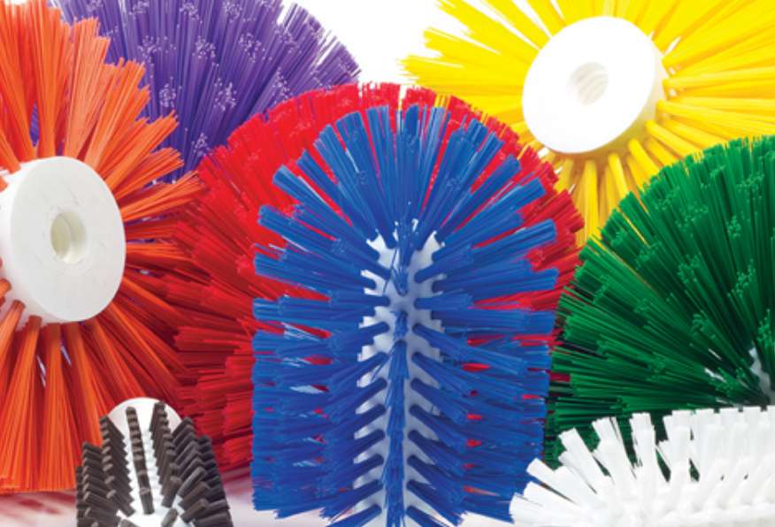 Cepillo para tubos y válvulas de diferentes colores y pulgadas de diámetro Castor en PBT