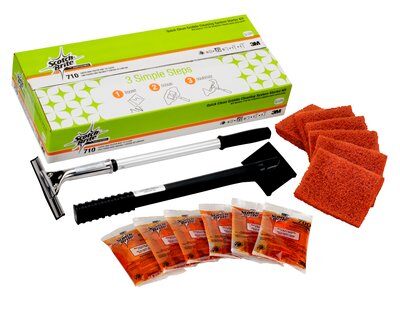 3M Scotch-brite Quick Clean Kit Inicial Limpieza De Planchas