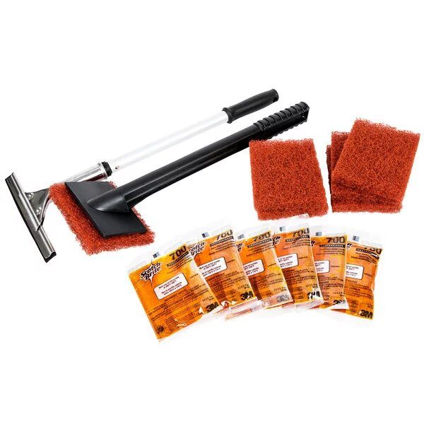 3M Scotch-brite Quick Clean Kit Inicial Limpieza De Planchas