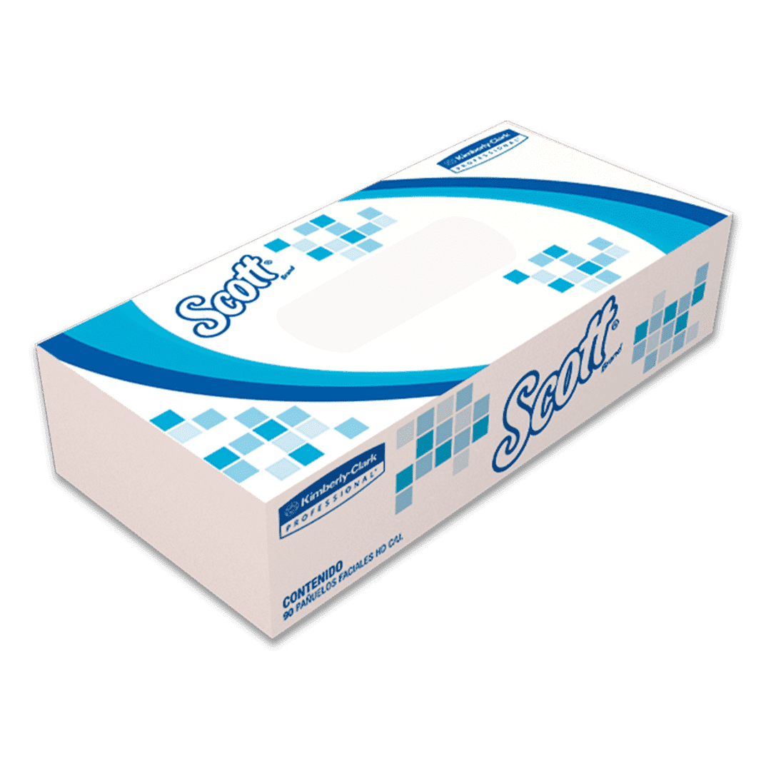 Pañuelo Facial Scott c 90 HD Cj con 30 cajillas c Bco