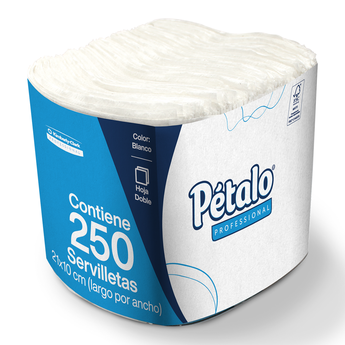 Servilleta Pétalo® interdoblada jr. 24 paq. 250 serv. c/u