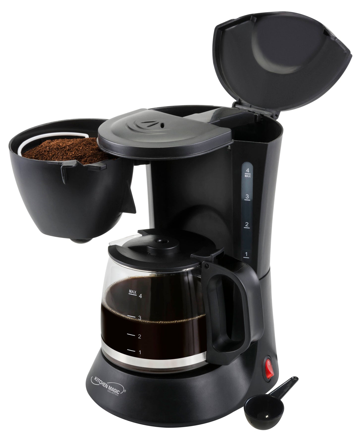Cafetera 4 Tazas Koblenz® 600 W, Filtro Lavable, No Gotea