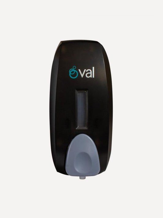 Jabonera Manual Para Espuma Oval 750ml, Negra