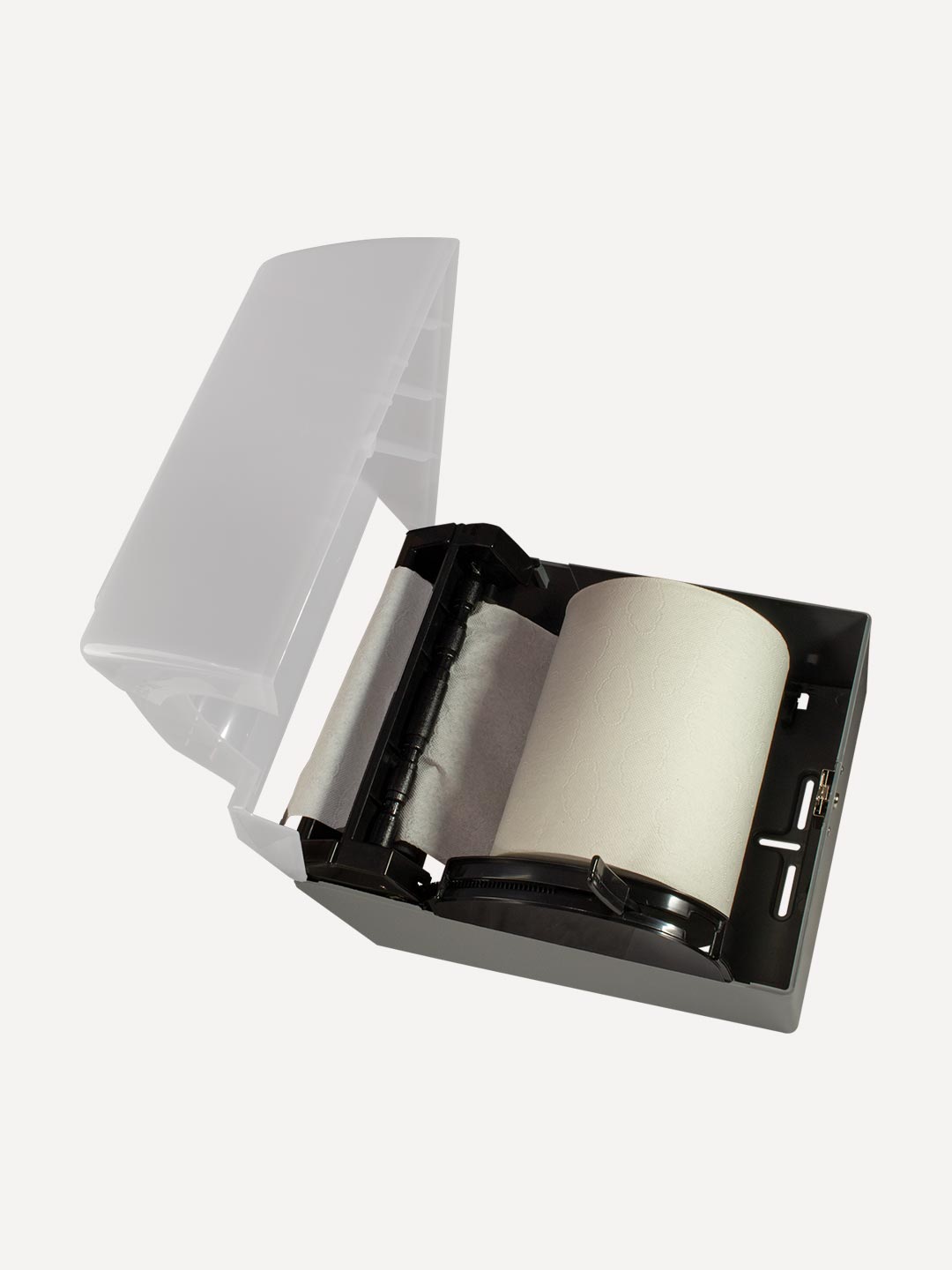 Despachador De Toalla En Rollo Oval Blanco