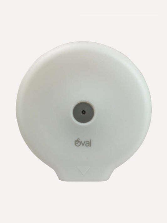 Despachador Jumbo De Papel Higiénico Oval Blanco