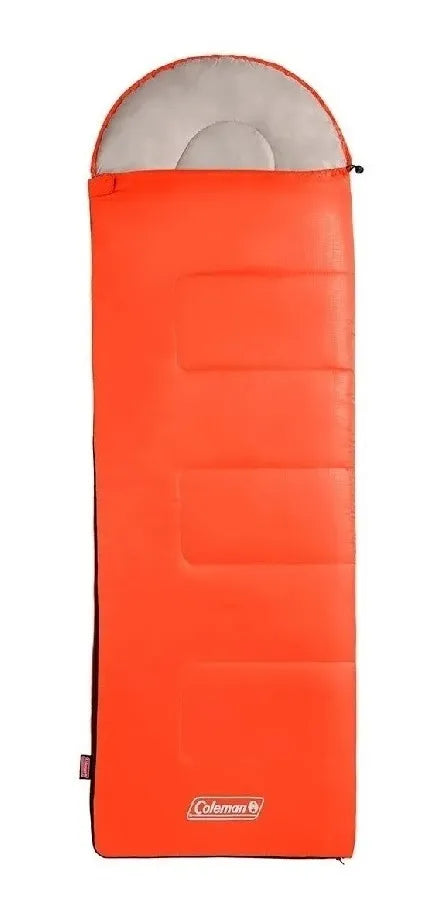 Sleepingbag Individual Coleman® Breeze, Gorro, 12°c, Naranja