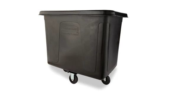 Carro cúbico 500 lts. Rubbermaid cap. 226 kg. negro