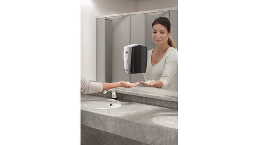 Dispensador de espuma auto Foam Rubbermaid negro