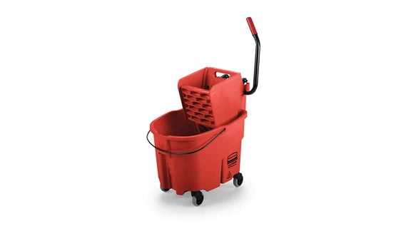 BALDE Y EXPRIMIDOR WAVEBRAKE® CON PRENSA LATERAL, 35 QT