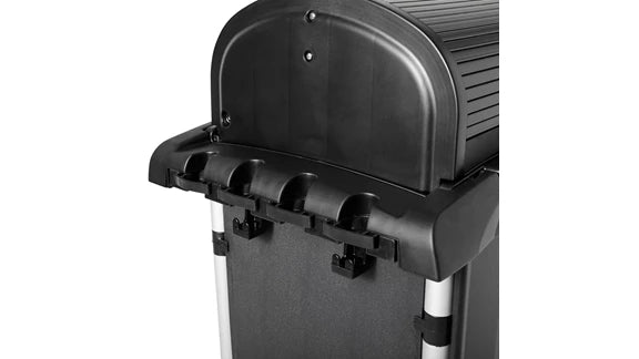 Carro de limpieza de alta seguridad Rubbermaid negro