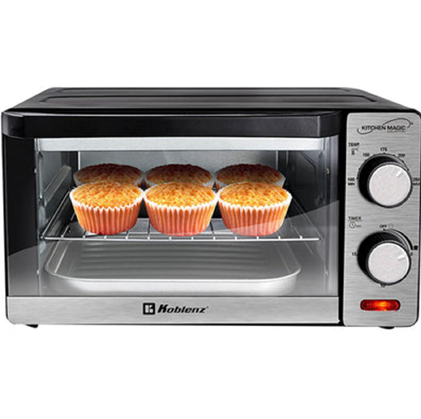 Horno De Mesa Eléctrico Koblenz 10L, Acero Inox, 120v