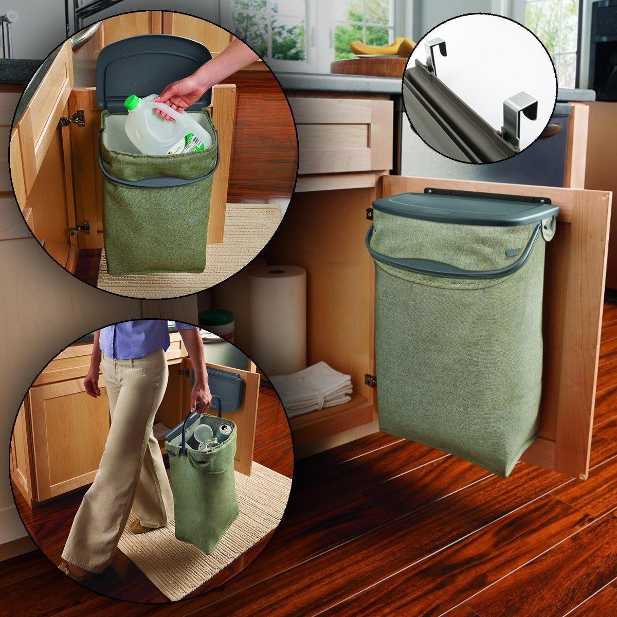 Reciclador oculto Rubbermaid