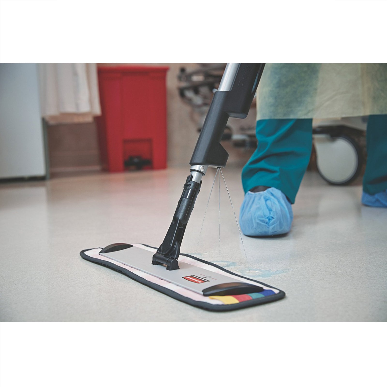 Mop plano Rubbermaid microfibra, executive, una cara