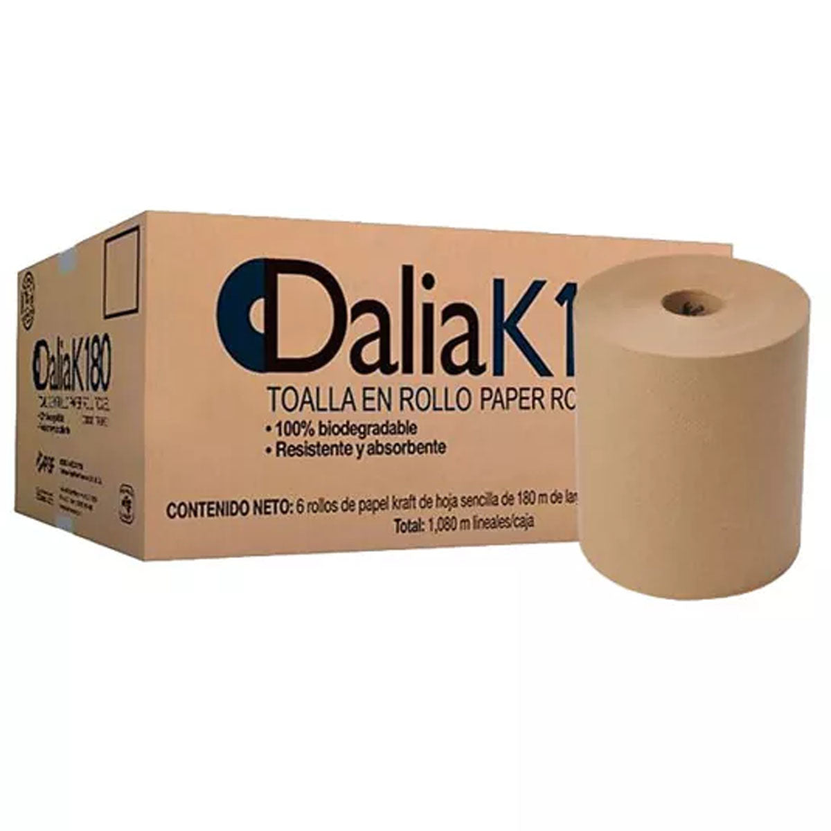 Toalla en Rollo Dalia K180 C/ 6 Rollos