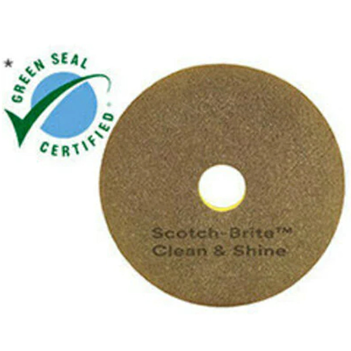 Disco para Piso Scotch-Brite™ Clean & Shine, 19 pulgadas, 5/Caja