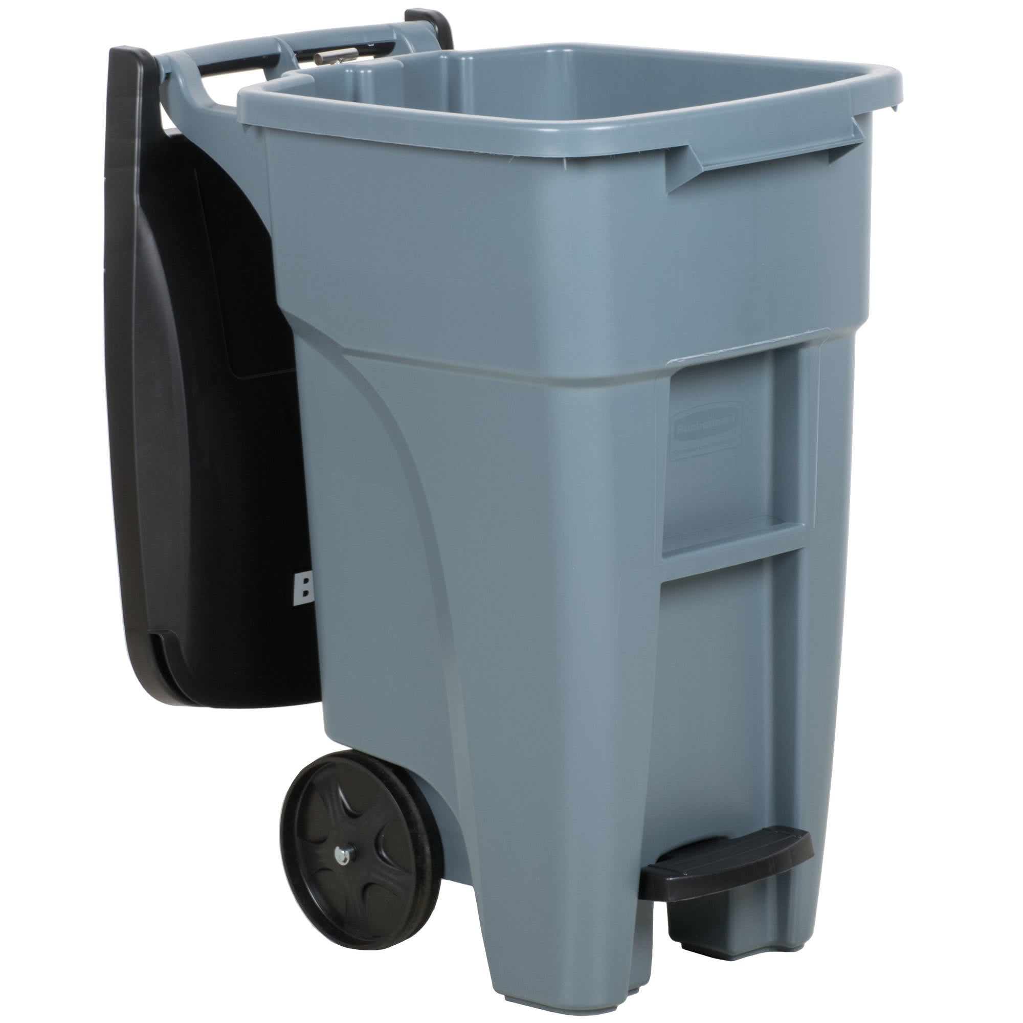 CONTENEDOR BOTE DE BASURA ROLLOUT STEP- ON, 32 GAL