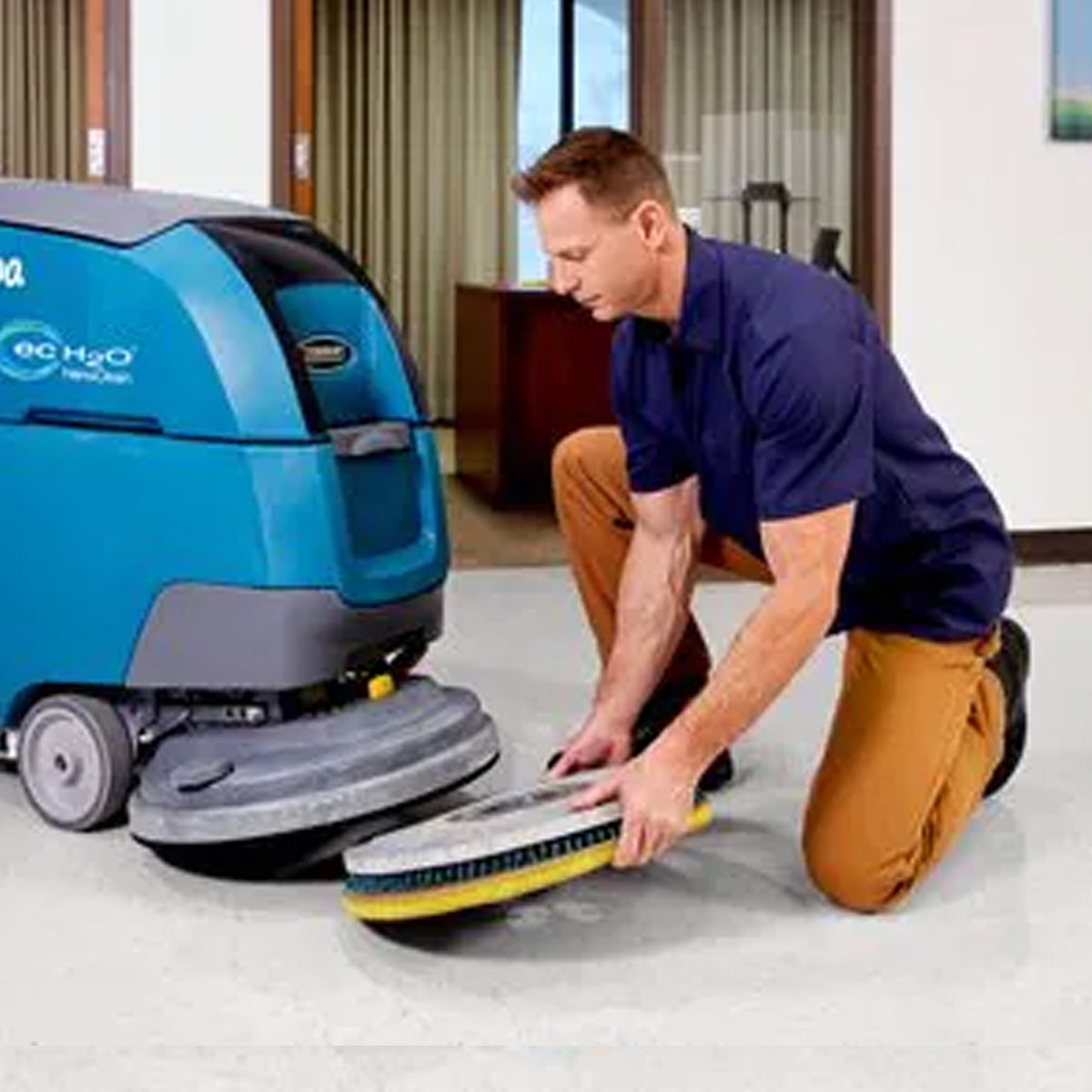 Disco para Piso Scotch-Brite™ Clean & Shine, 19 pulgadas, 5/Caja