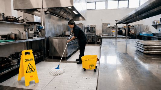 Cero accidentes: Cómo erradicar los resbalones en tu cocina industrial para siempre