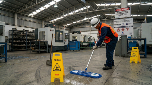 El uso de productos adecuados en la limpieza industrial: la clave para evitar accidentes y costos innecesarios