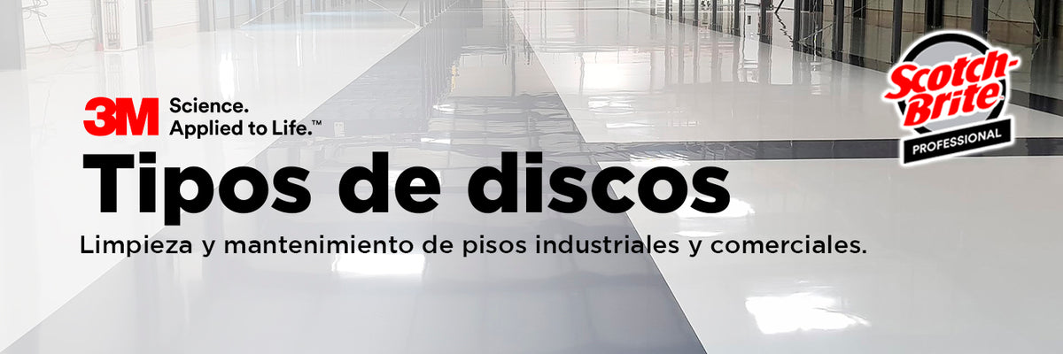 Limpieza y Mantenimiento de pisos con Discos 3M