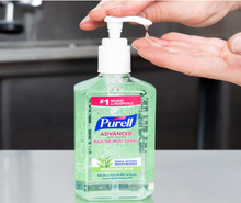 Caja Gel Sanitizante Para Manos Aloe Purell 12 Pz/ 12 Oz