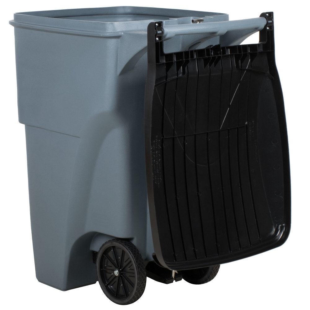 Contenedor Brute Step On Rollout Rubbermaid 95 gal, gris