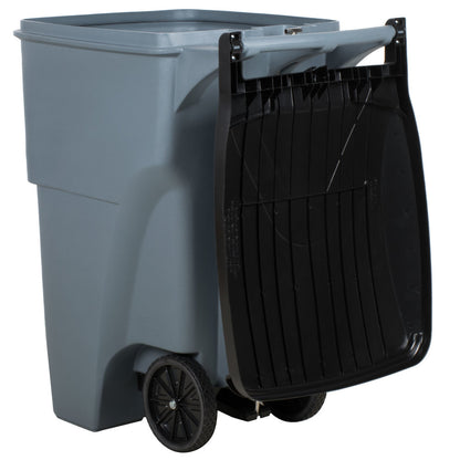 Contenedor Brute Step On Rollout Rubbermaid 95 gal, gris