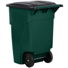 Contenedor con tapa Brute Rollout Rubbermaid verde, 189.3 lt